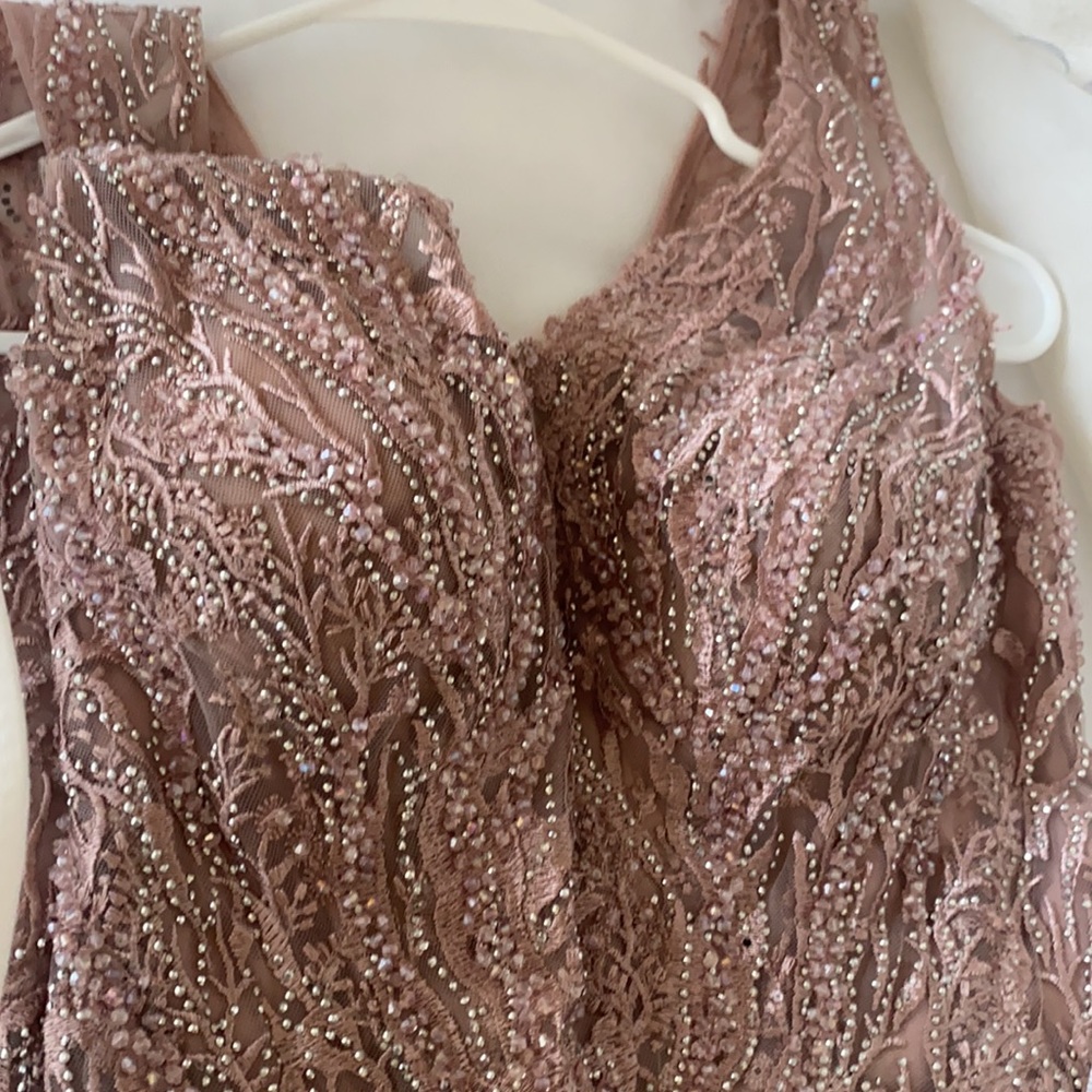 Ivonne D lace ball gown - Picture 6 of 7
